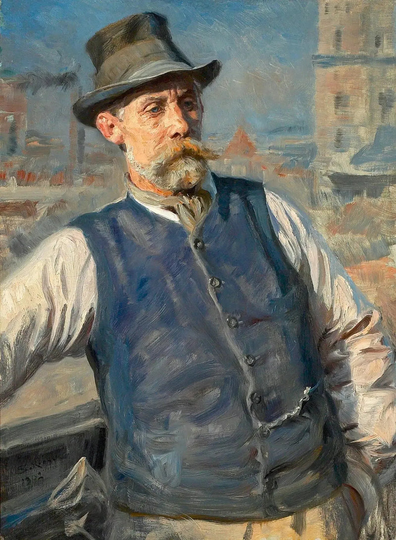 ภาพเหมือนของประธานบริษัทก่อสร้าง Heinrich Krone - Peder Severin Krøyer