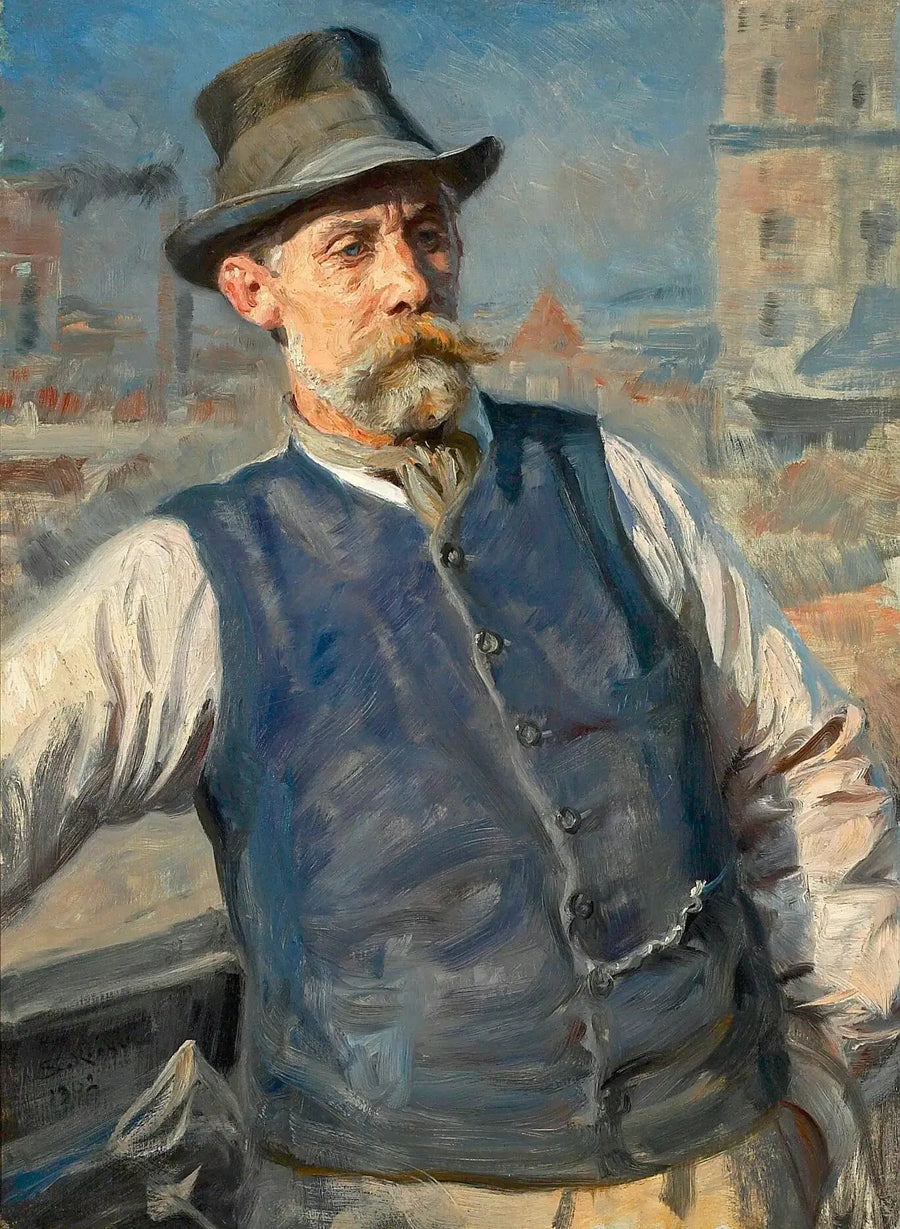 ภาพเหมือนของประธานบริษัทก่อสร้าง Heinrich Krone - Peder Severin Krøyer