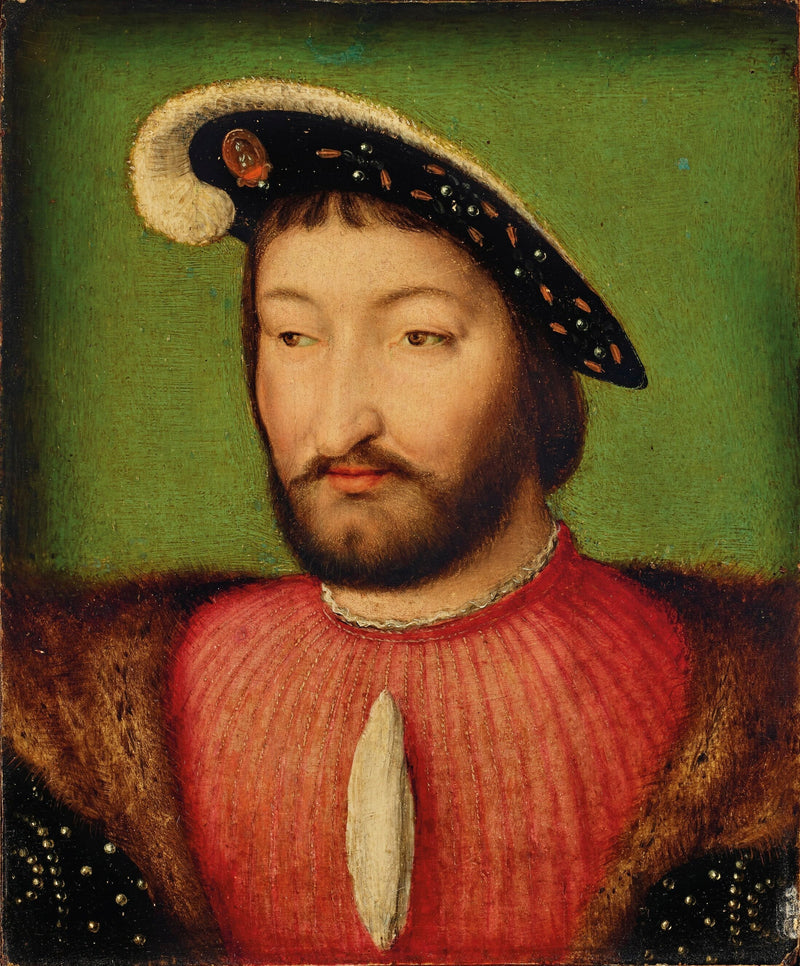 ภาพเหมือนของพระมหากษัตริย์ฟรานซิสที่ 1 แห่งฝรั่งเศส, ชายหน้า - Joos van Cleve