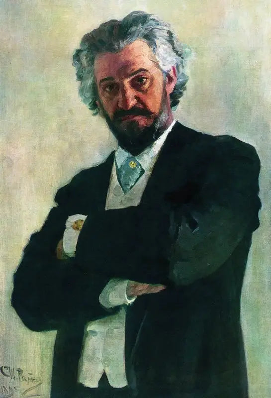 ภาพเหมือนของนักไวโอลิน Aleksander Valerianovich Wierzbiłłowicz - Ilya Repin
