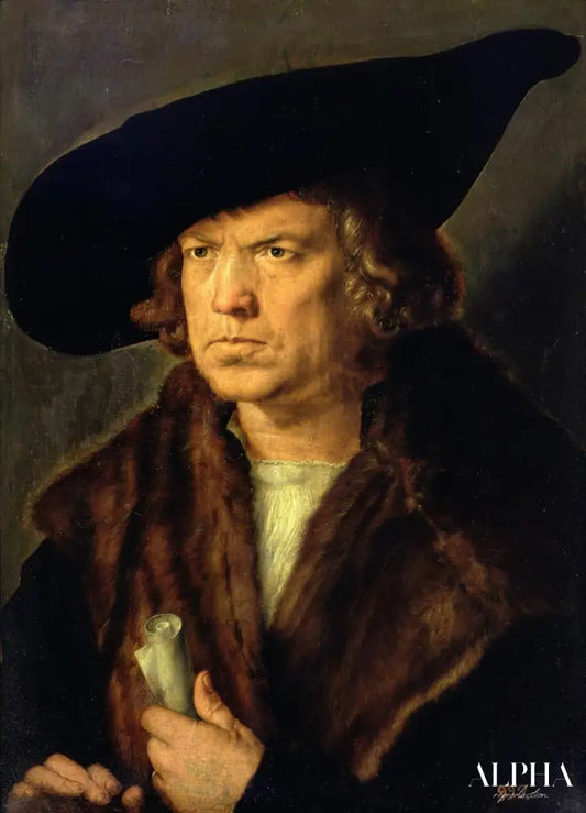 Portrait d'un homme - Albrecht Dürer - Reproductions de tableaux et peintures haut de gamme