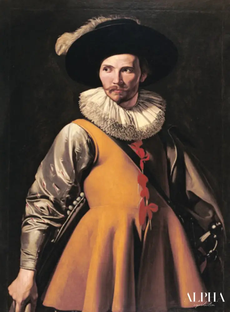 Portrait d'un homme - Caravage - Reproductions de tableaux et peintures haut de gamme