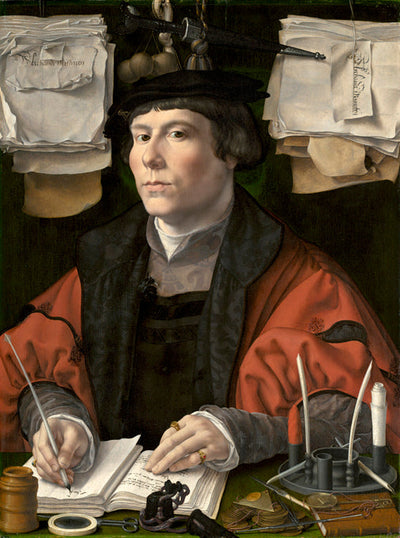 Portrait d’un marchand - Jan Gossaert - Alpha Reproduction