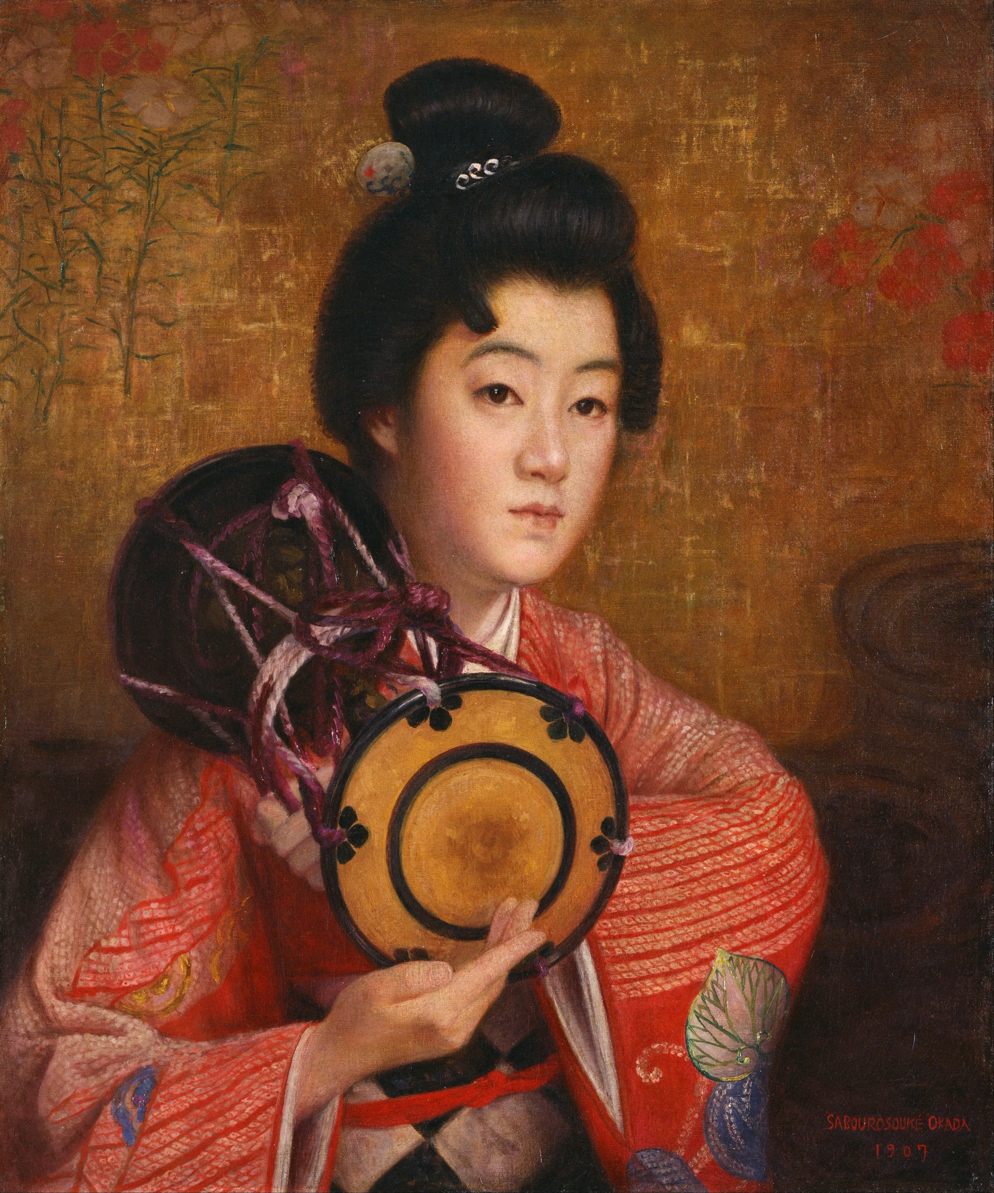 Portrait d’une dame, Okada Saburosuke, 1907