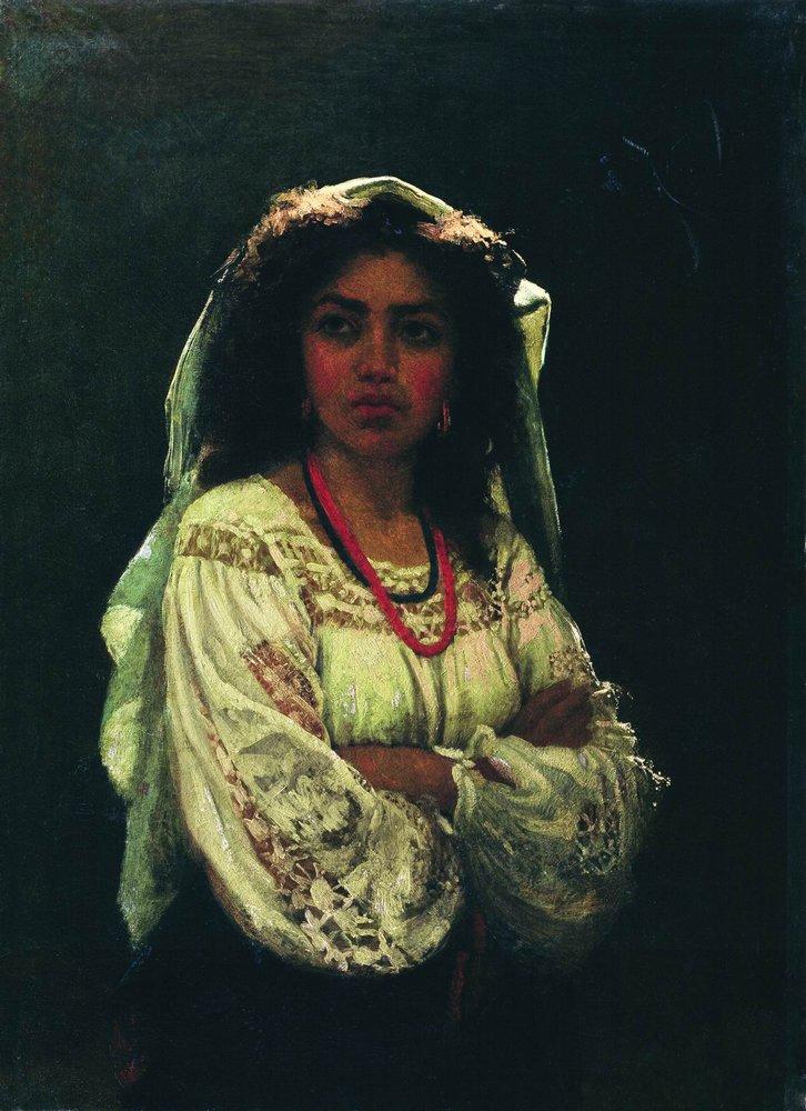 ภาพเหมือนหญิงสาวชาวอิตาเลียน - Ilya Repin