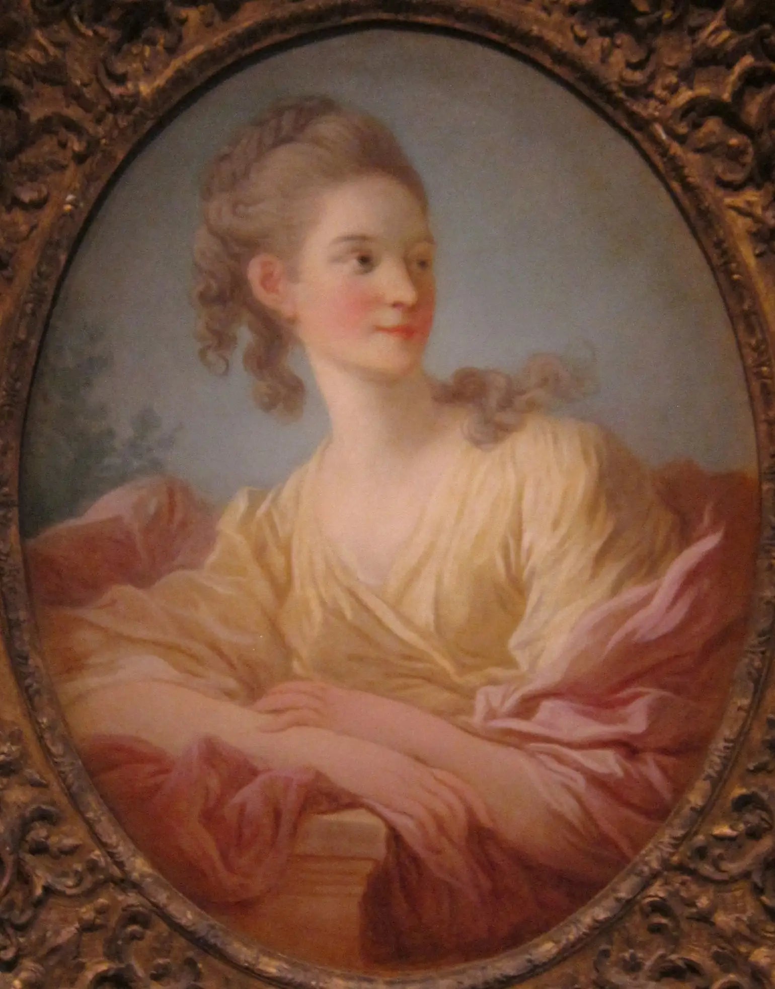 Portrait d’une jeune femme dite Gabrielle de Caraman marquise de la Fare - Jean-Honoré Fragonard - Alpha Reproduction