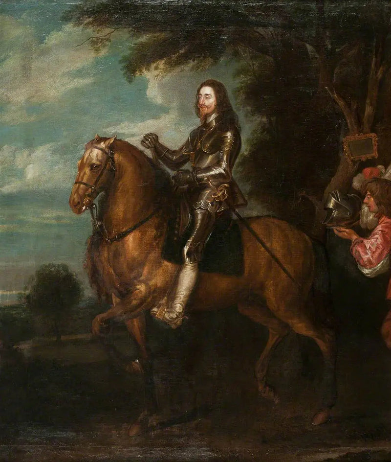 ภาพเหมือนม้าของชาร์ลส์ที่ 1 (1600-1649) - อองตวน ฟาน ไดค์