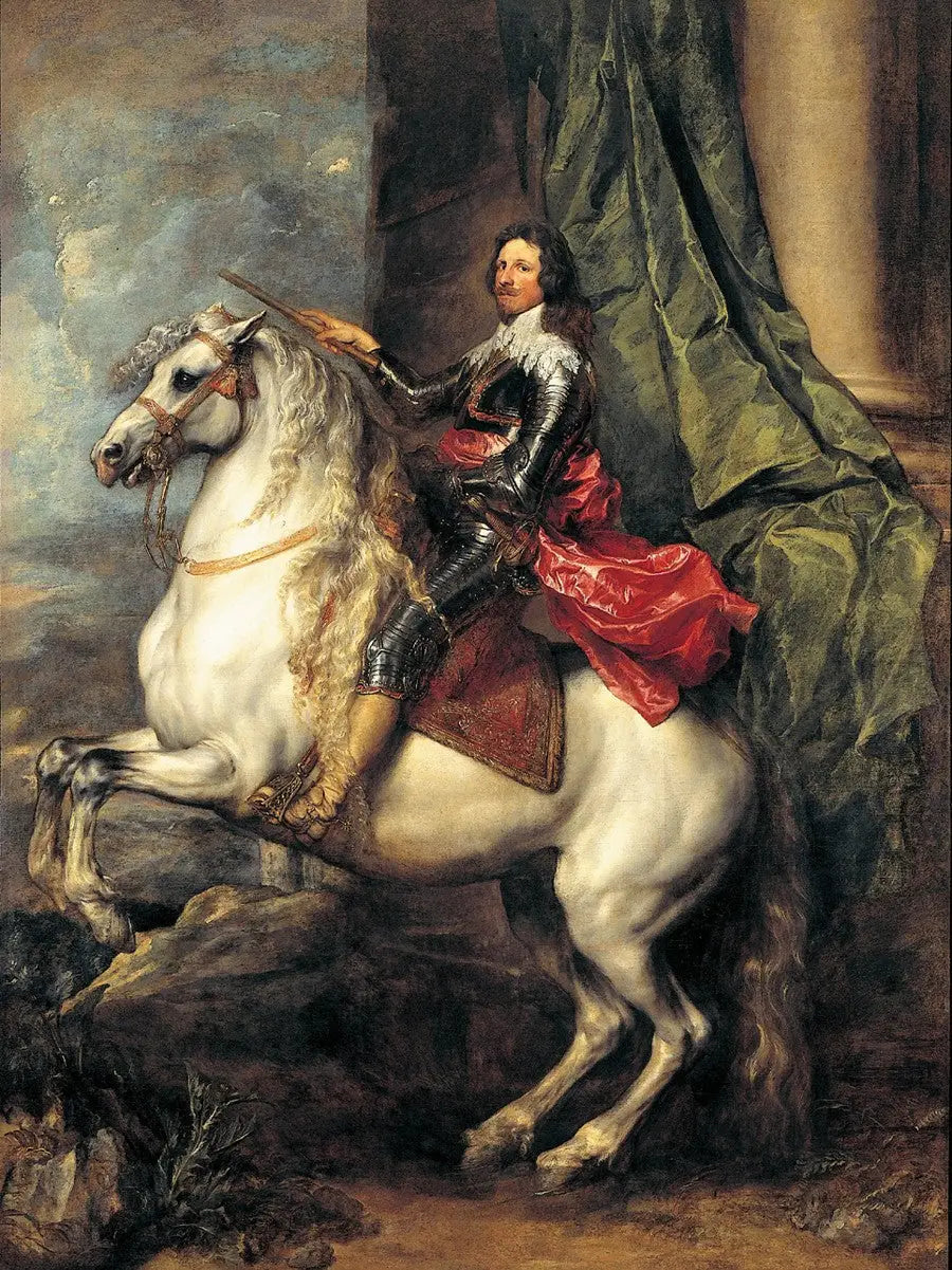 portrait équestre de Thomas de Savoie-Carignan - Antoine van Dyck image 1 copie de tableau peinte à la main
