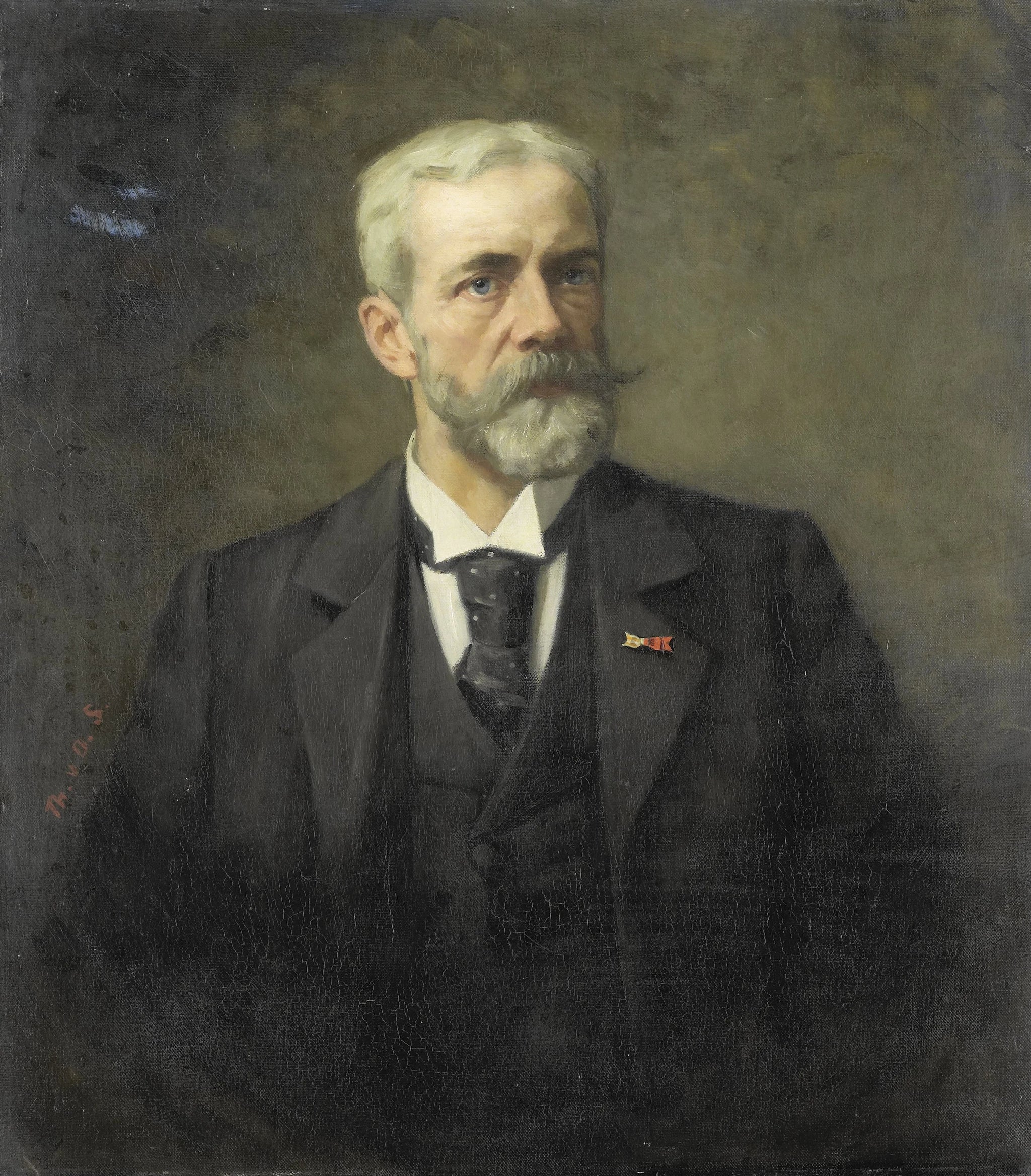 portrait de F.D.O. Obreen - Thérèse Schwartze