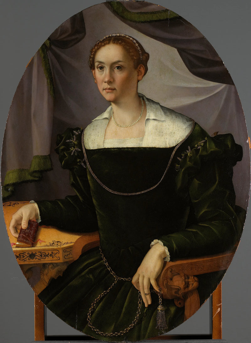 Portrait d'une femme - Carlo Portelli