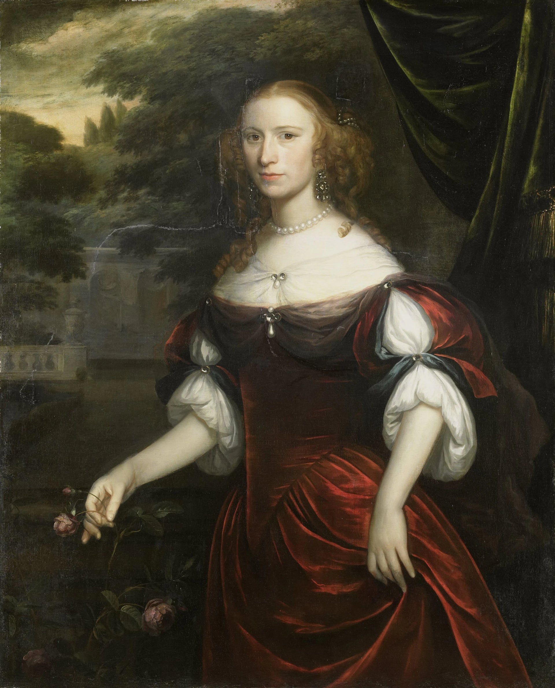 Portrait d'une femme - Herman Verelst