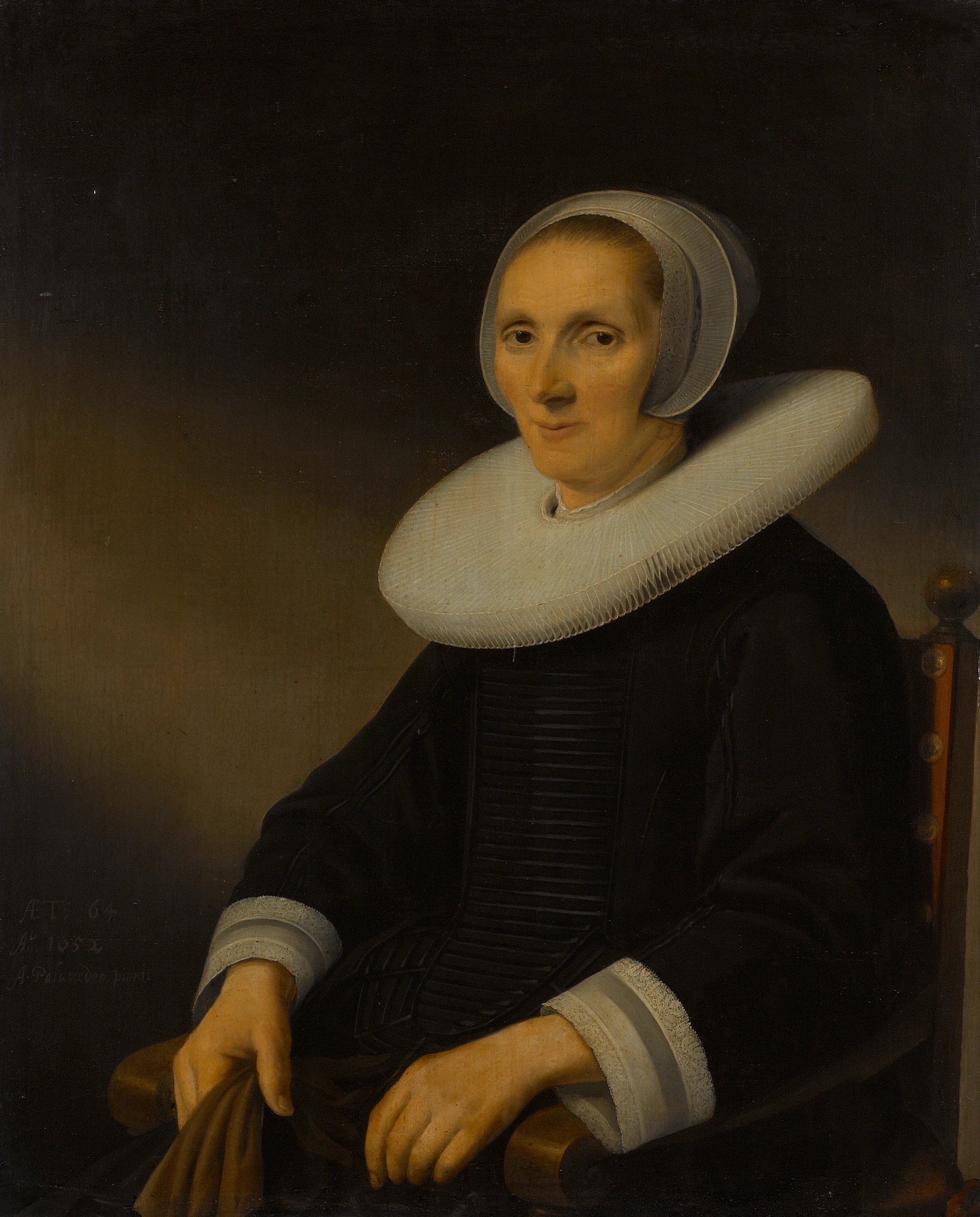 Portrait de femme, probablement Jacobmina de Grebber (? -1666) - Antonie Palamedesz