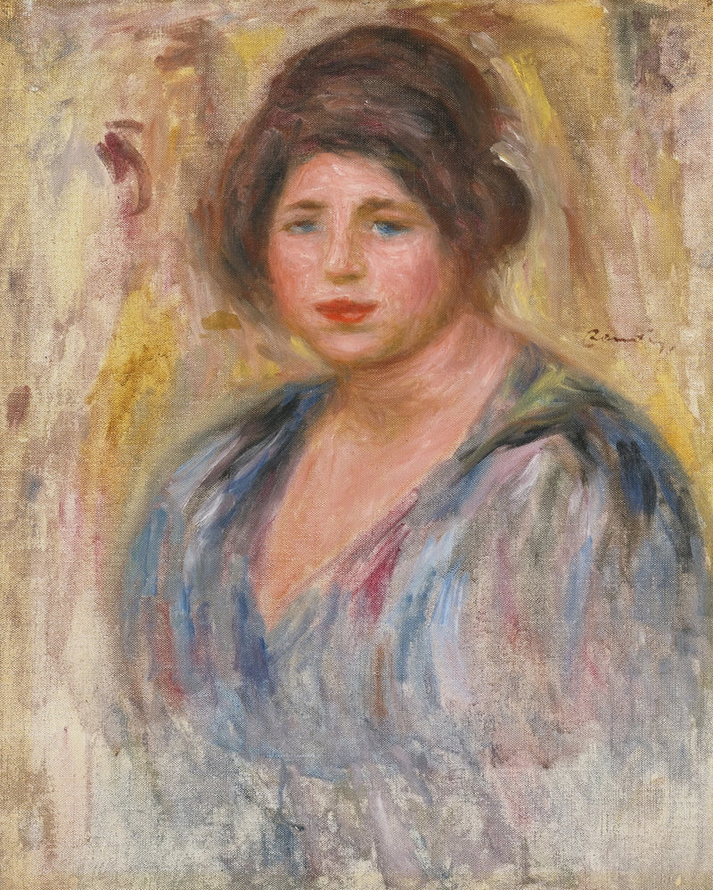 ภาพเหมือนของหญิงสาว (Gabrielle Renard) - Pierre-Auguste Renoir