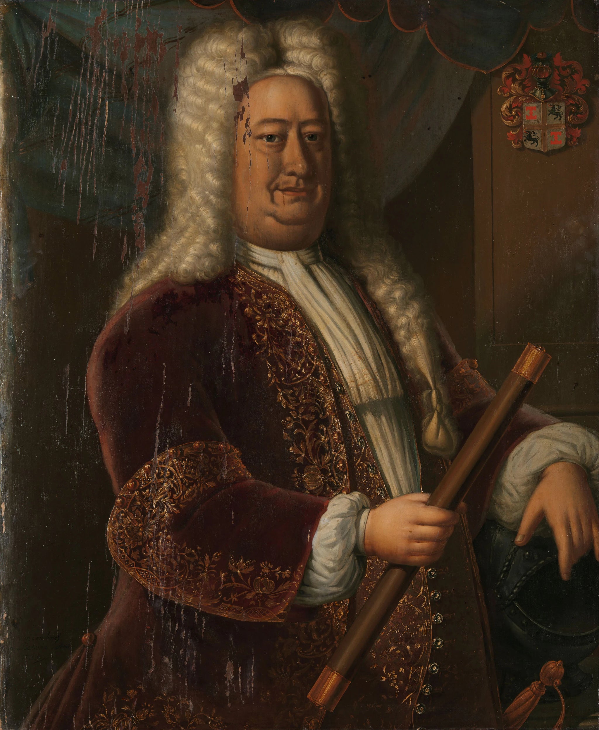 Portrait du gouverneur général Dirk van Cloon - Hendrik van den Bosch