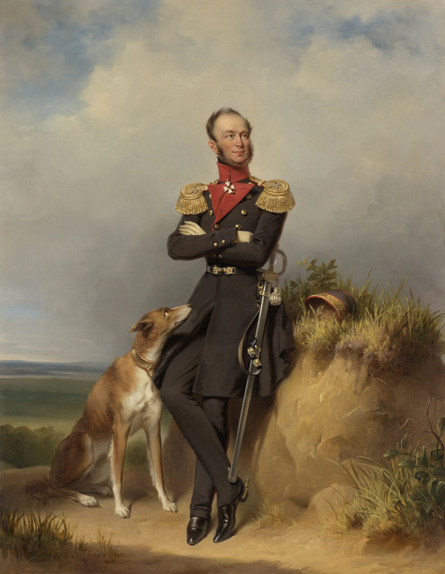 Portrait de Guillaume II, roi des Pays-Bas - Jan Adam Kruseman