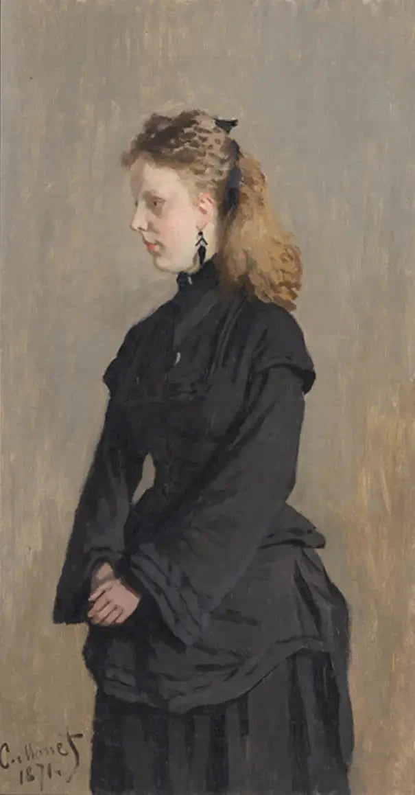 Portrait de Guurtje van de Stadt W192 par Claude Monet, 1871, musée Kröller-Müller