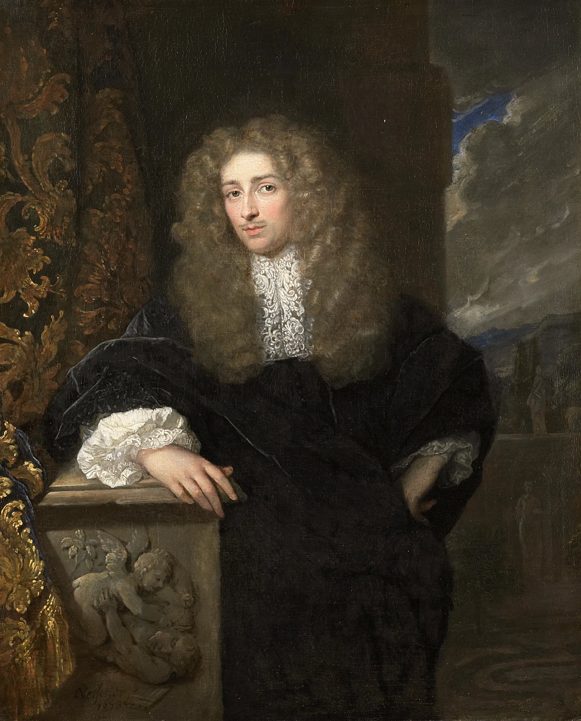 Portrait d'un homme, probablement membre de la famille Citters - Caspar Netscher