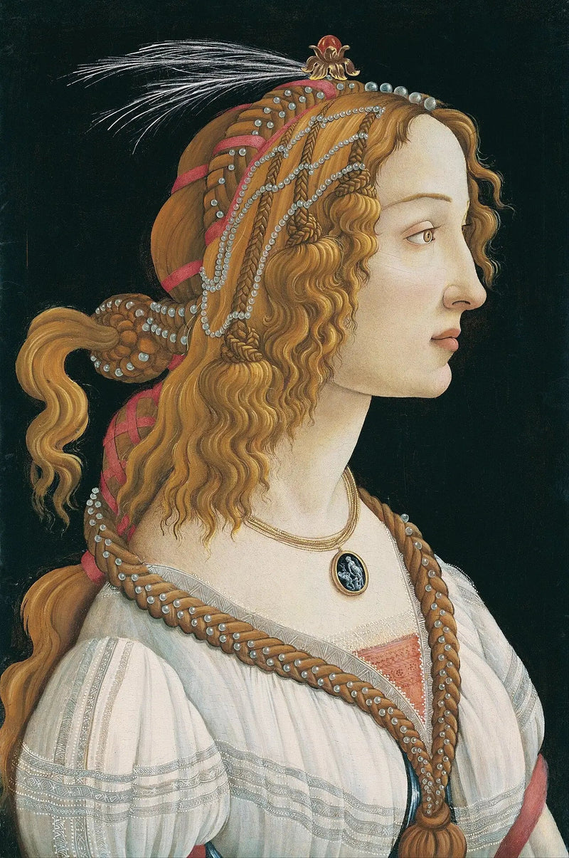 ภาพเหมาะสมของหญิงสาวคนหนึ่ง (Simonetta Vespucci?) - ซานโดร โบติคเคลลี