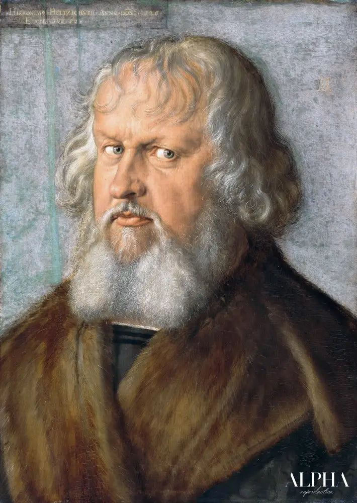 Portrait Jérôme Holzschuher - Albrecht Dürer - Reproductions de tableaux et peintures haut de gamme