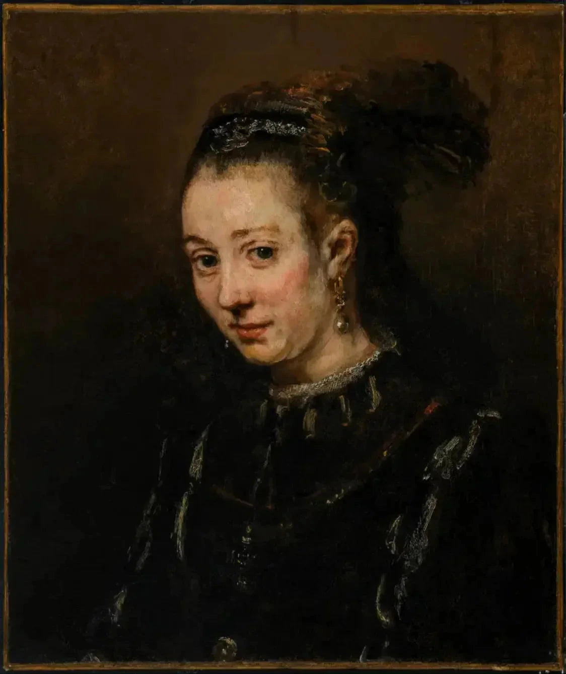 Portrait d’une jeune femme — Rembrandt