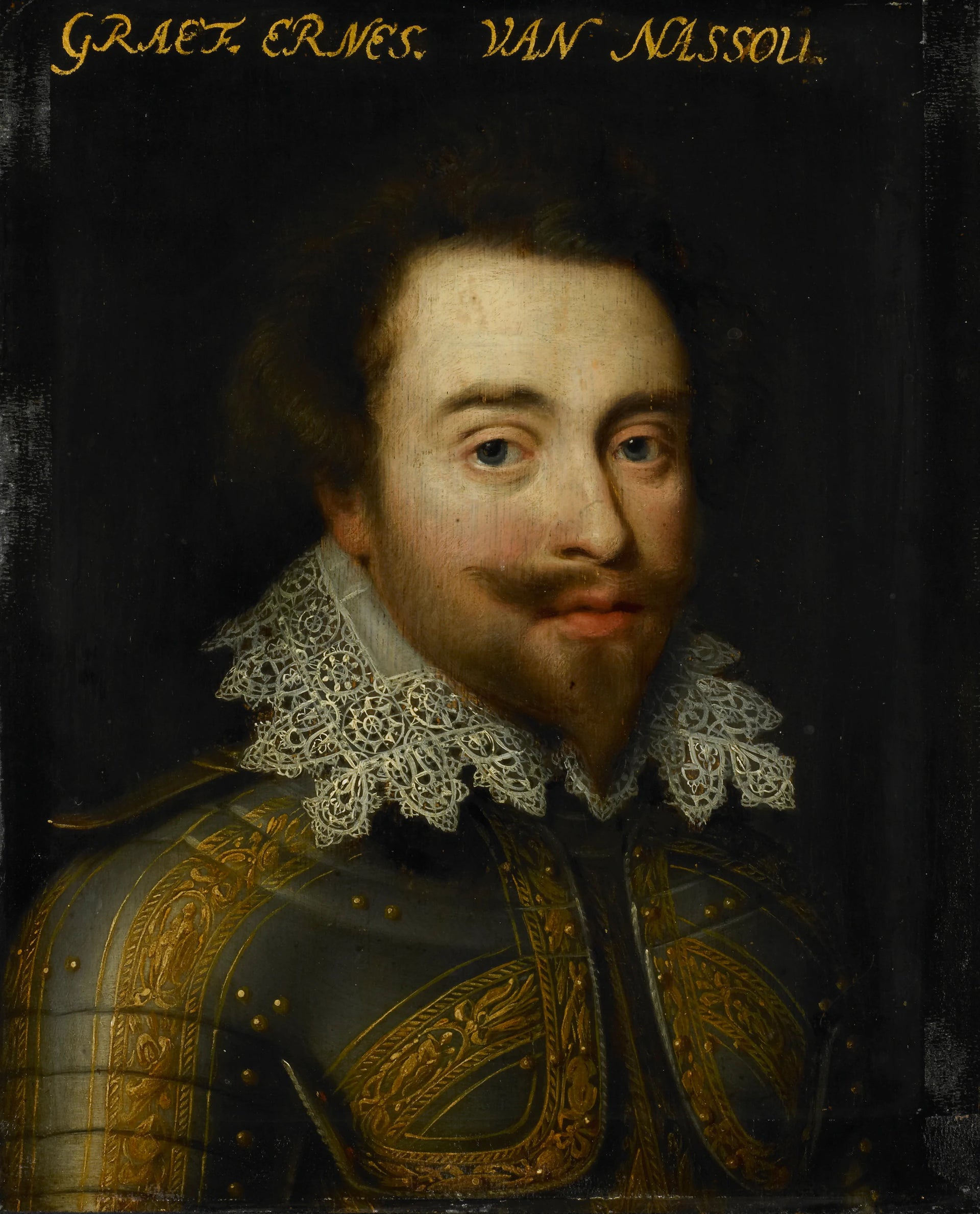 Portrait de Johan Ernst I (1582-1617), comte de Nassau-Siegen - Jan van Ravesteyn