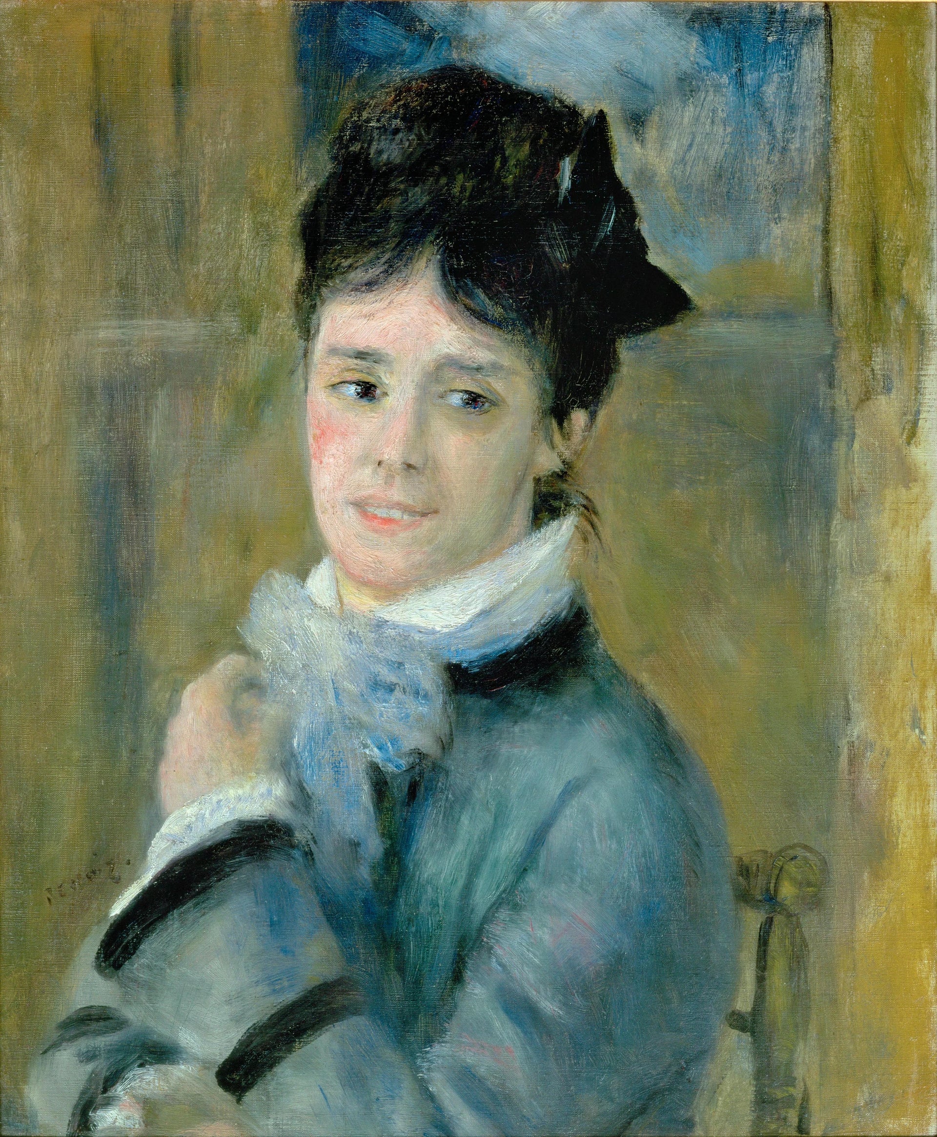 Portrait de Madame Claude Monet par Pierre-Auguste Renoir, vers 1873 — musée Marmottan Monet 5013 bis
