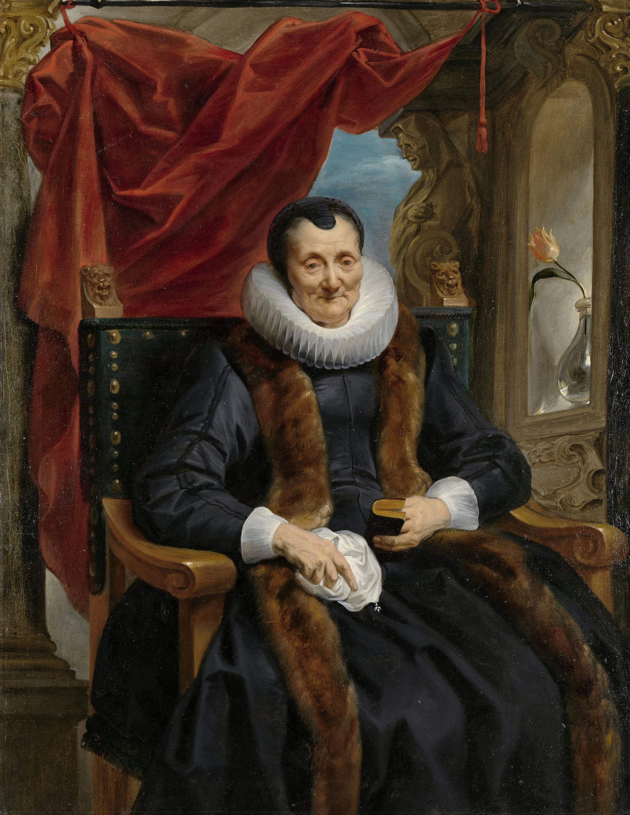 Portrait de Magdalena de Cuyper - Jacob Jordaens