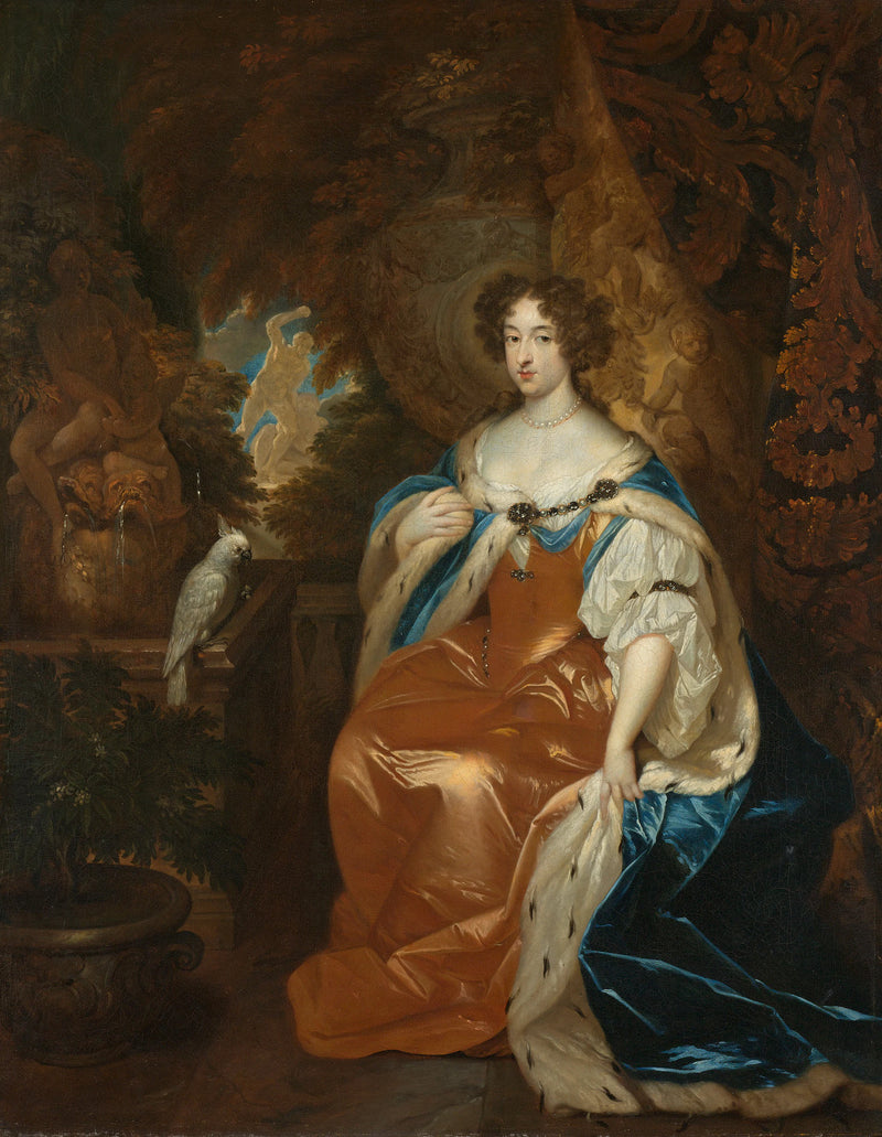 Portrait de Maria Stuart, épouse du prince Guillaume III - Caspar Netscher