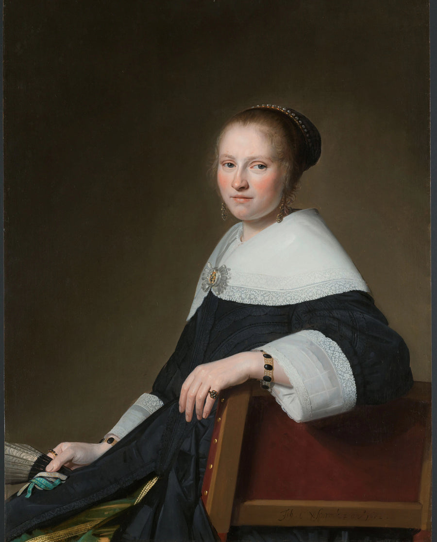 Portrait de Maria van Strijp - Jan Cornelisz. Verspronck