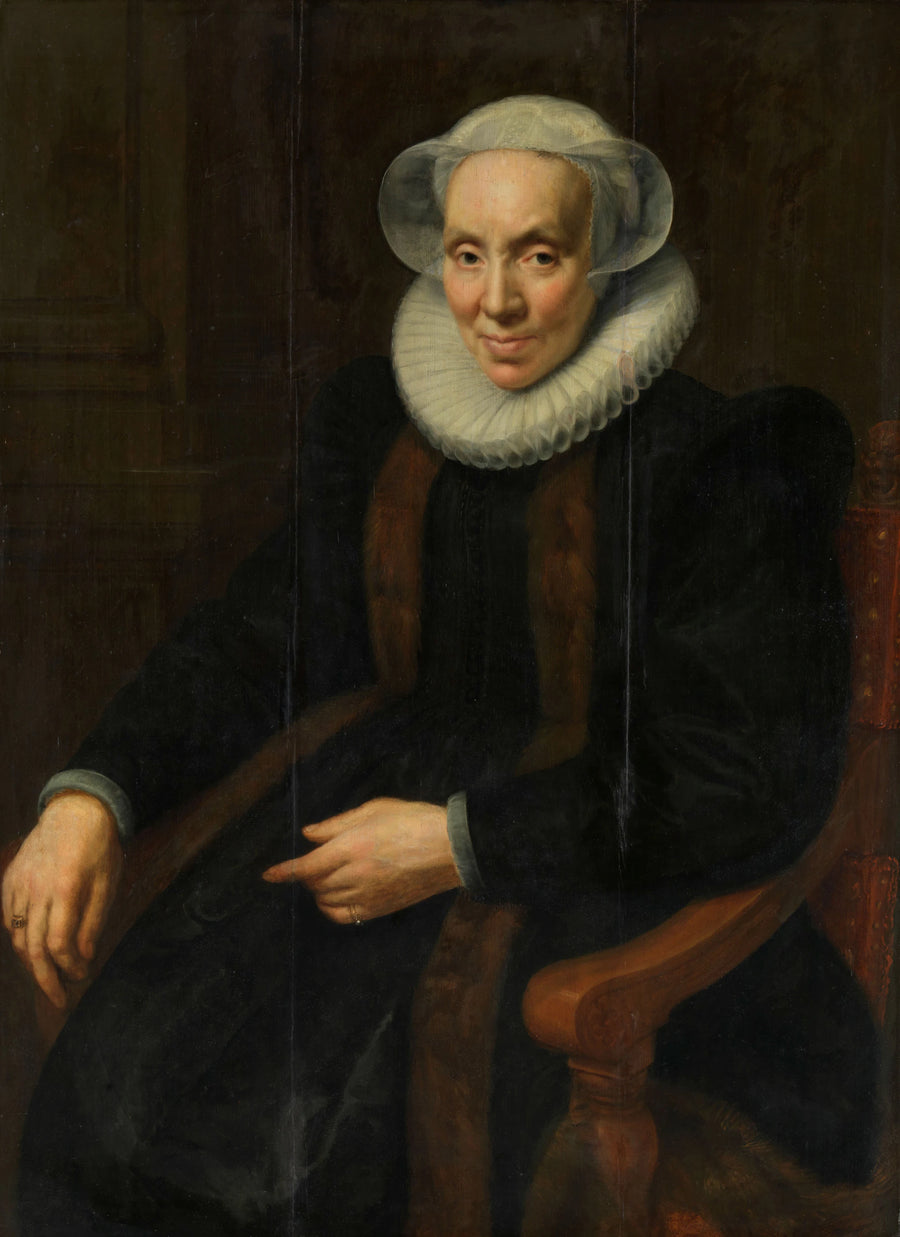 Portrait de Marie d'Utrecht (vers 1552/53-1629) - Paulus Moreelse