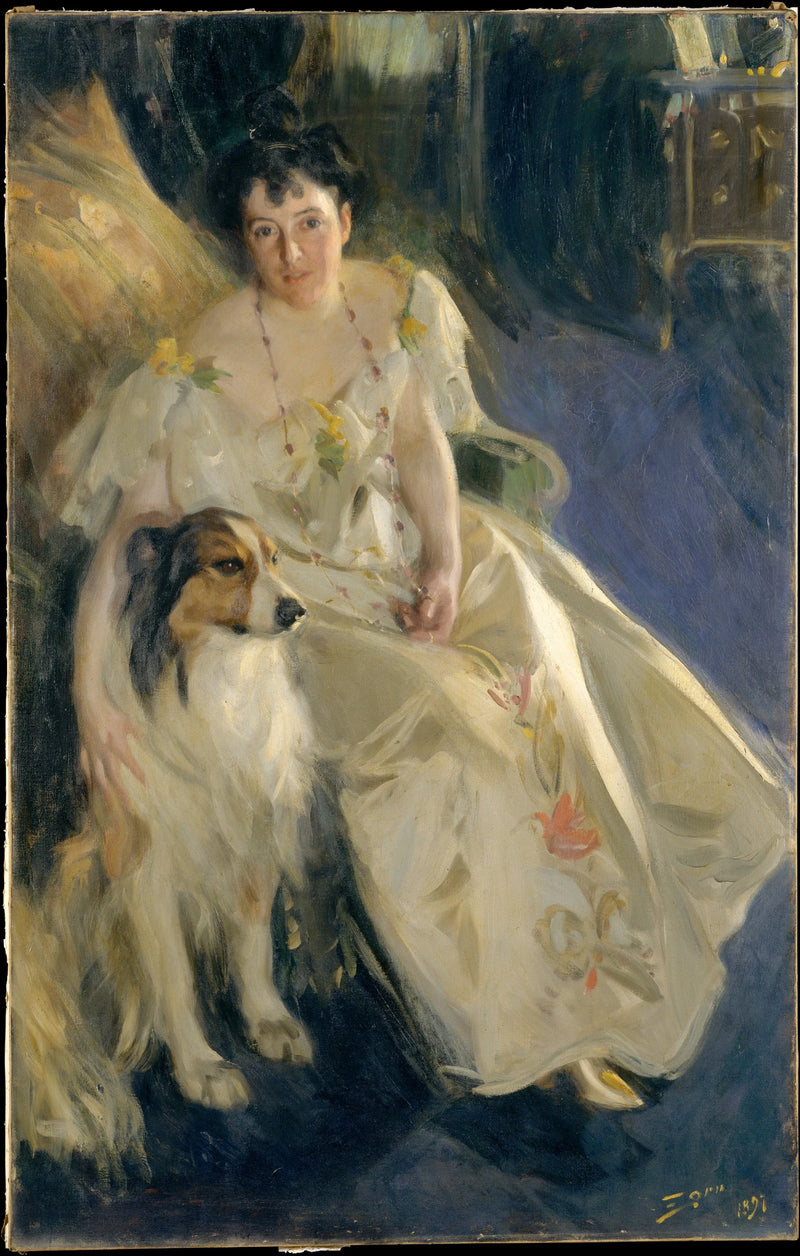 Portrait de Mrs Bacon - Anders Zorn