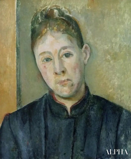 Portrait o. Madame Cézanne de Paul Cézanne - Reproductions de tableaux et peintures haut de gamme