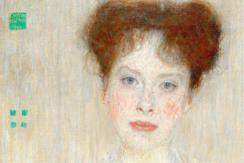 🎨 ภาพเหมือนของ Gertrud Loew (รายละเอียด) – Gustav Klimt (ประมาณปี 1902)