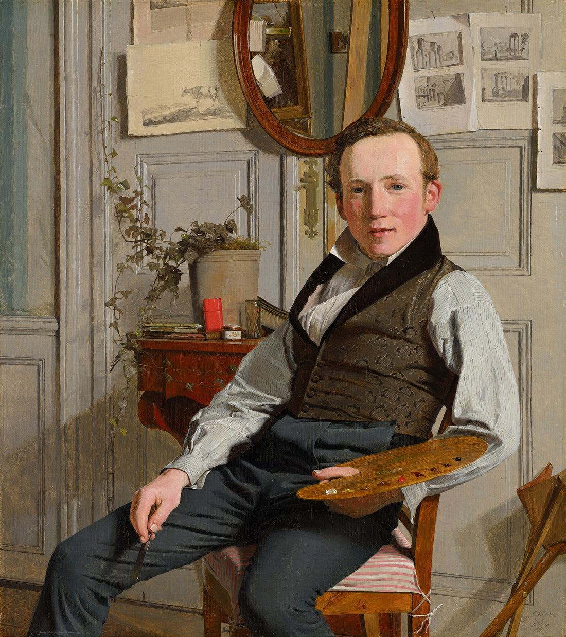 Portrait de Frederik Sødring - Christen Købke