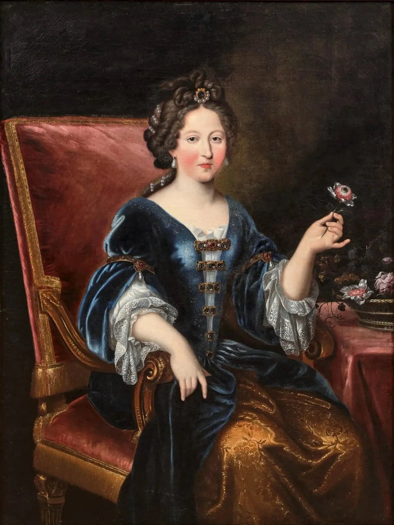 ภาพเหมือนที่เชื่อว่าเป็น Marie-Louise d'Orléans - Pierre Mignard