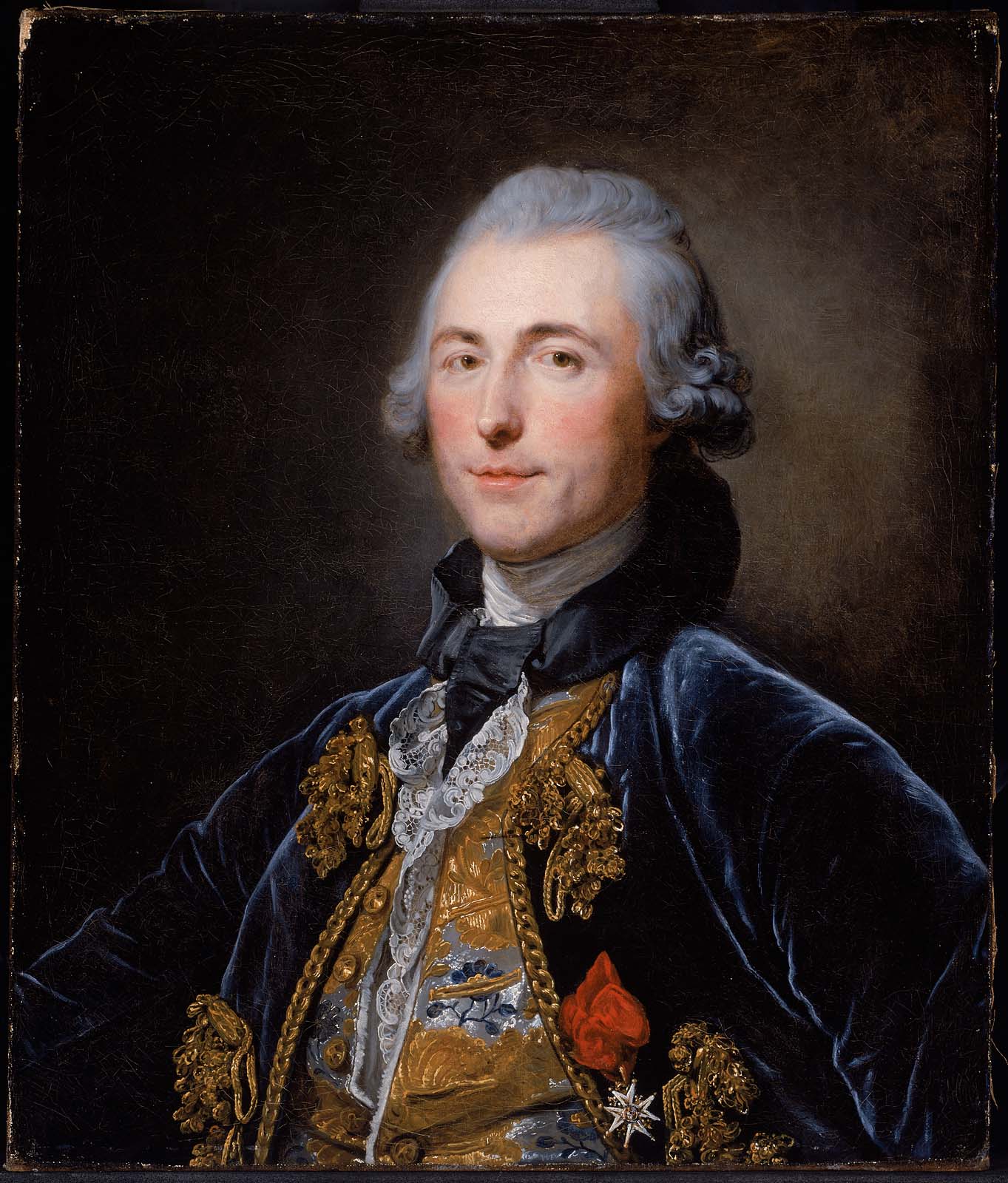 Portrait présupposé du Chevalier de Damery - Jean-Baptiste Greuze - Alpha Reproduction