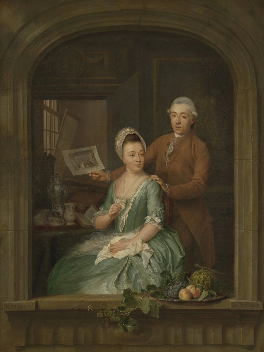 Portrait de Robert Muys et de son épouse Maria Nozeman - Nicolaes Muys