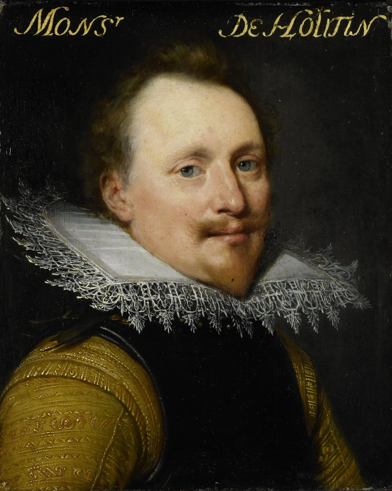Portrait de Willem de Zoete de Laeke (?-1637), seigneur d'Hautain - Jan van Ravesteyn