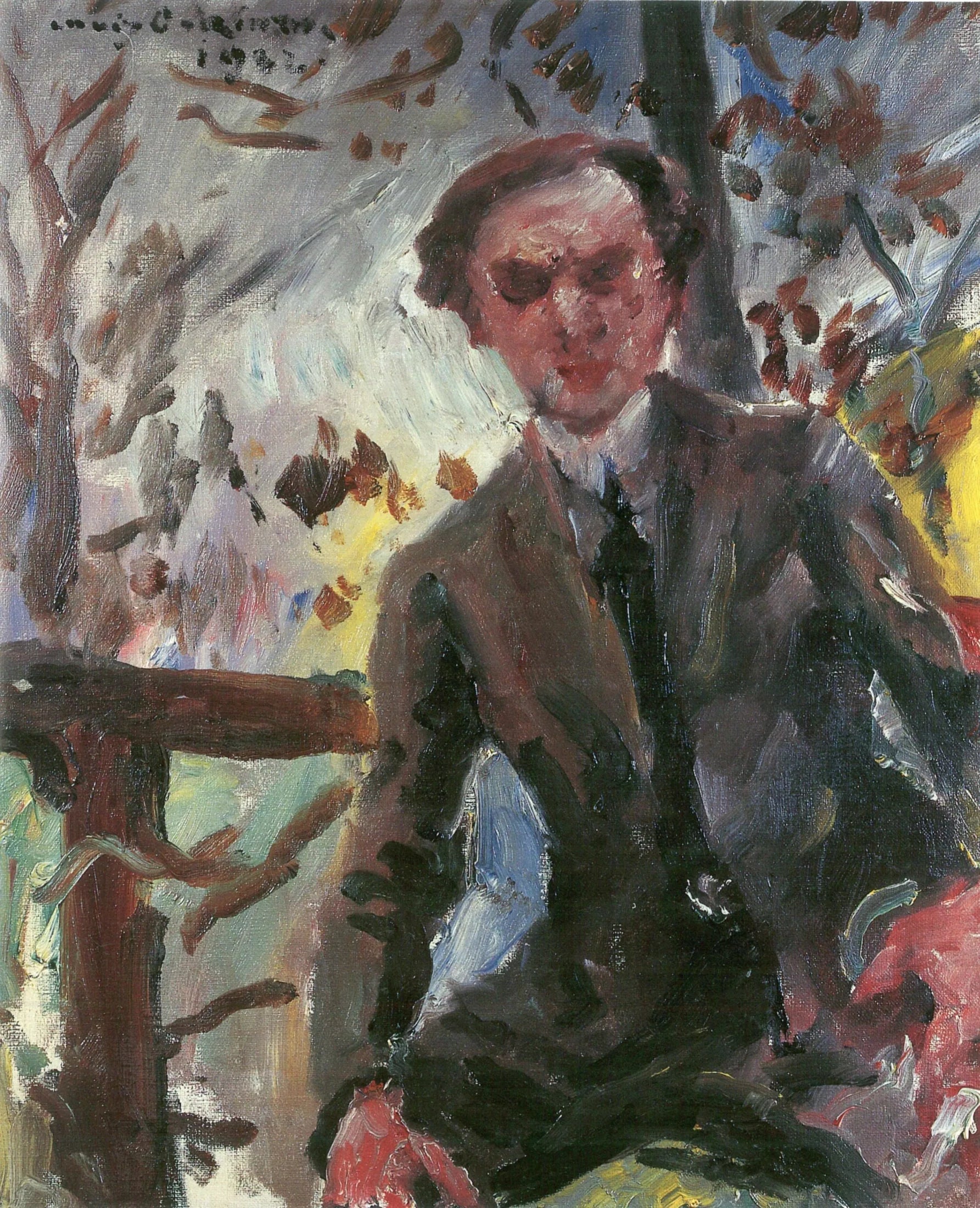 Porträt des Malers Leo Michelson - Lovis Corinth image 1 reproduction artisanale de tableau