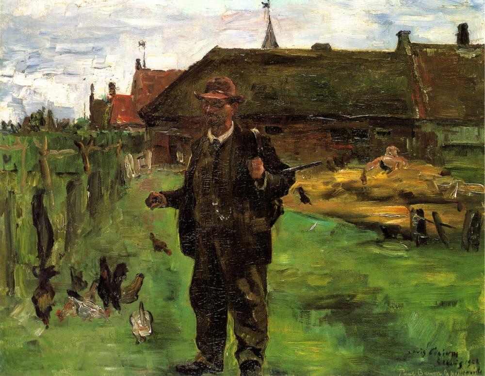 Porträt des Malers Paul Baum in Sluis - Lovis Corinth image 1 copie de tableau peinte à la main