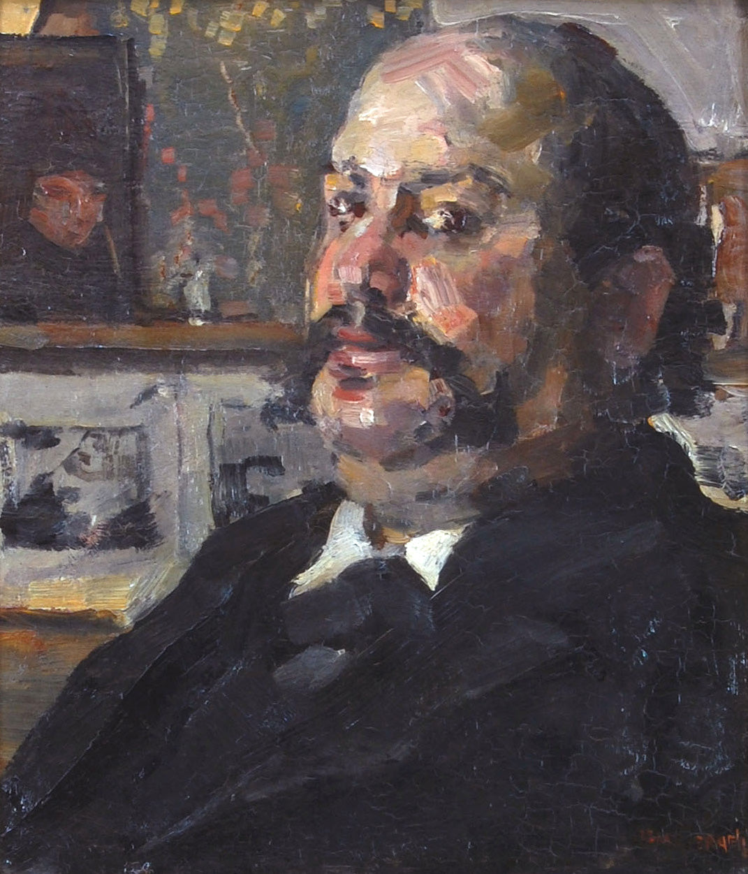 Portret van dr. H.J. Samson - Isaac Israëls image 1 reproduction réalisée par Alpha Reproduction