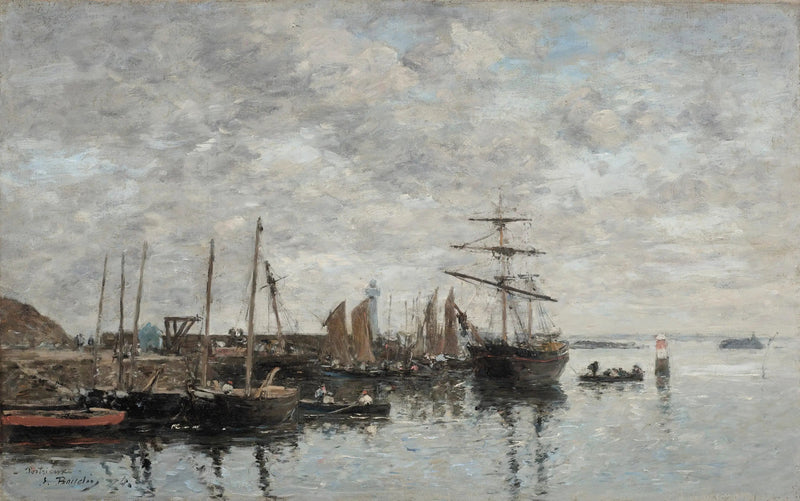 Portrieux, ท่าเรือ - Eugène Boudin