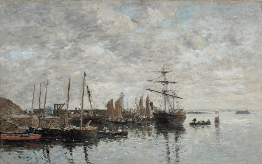 Portrieux, ท่าเรือ - Eugène Boudin