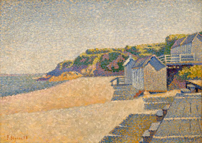 Portrieux, ห้องอาบน้ำ, Opus 185 (ชายหาดของเคานเตส) - Paul Signac