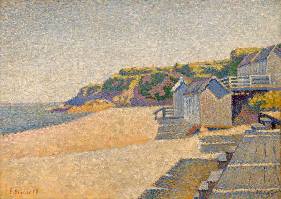 Portrieux, ห้องอาบน้ำ, Opus 185 (ชายหาดของเคานเตส) - Paul Signac