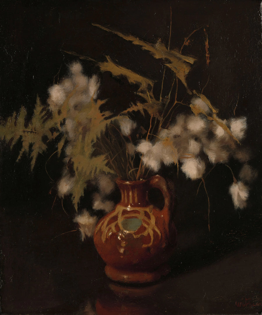 Pot avec des fleurs moelleuses - Willem Witsen