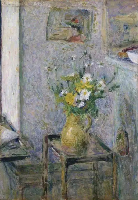 pot de grès et fleurs - Édouard Vuillard
ถ้วยดินเผาและดอกไม้ - Édouard Vuillard