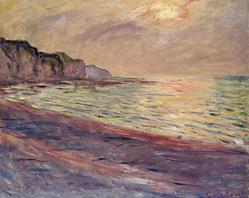 ชายหาดใน Pourville, Marmottan W777 - Claude Monet