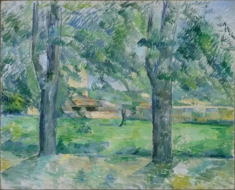 ทุ่งหญ้าและฟาร์มของ Jas de Bouffan - Paul Cézanne