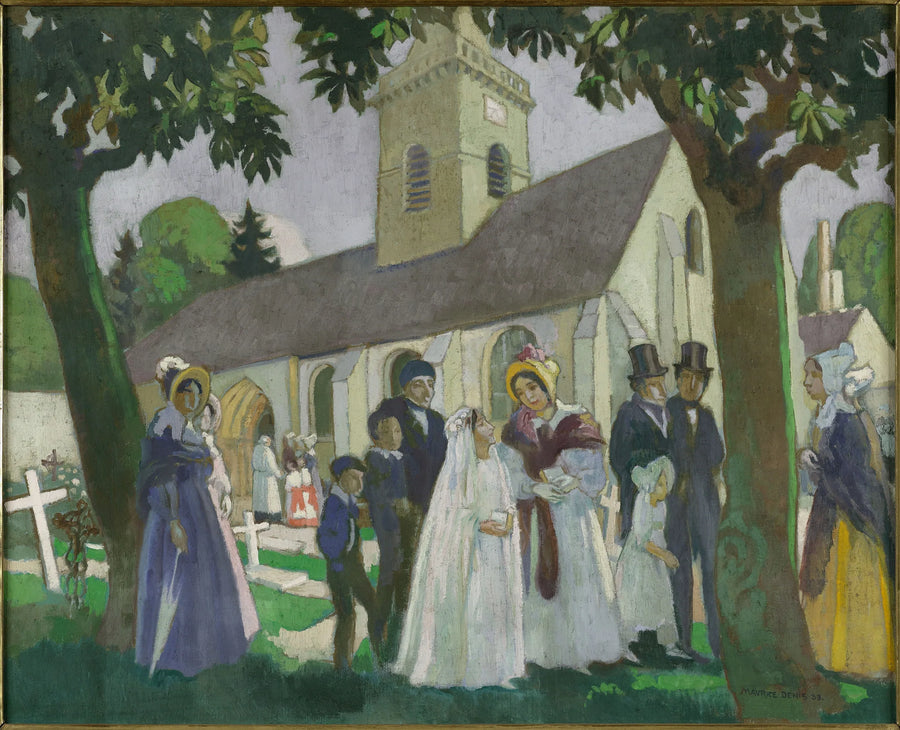 งานรับศีลครั้งแรกของ Léopoldine ที่ Fourqueux - Maurice Denis